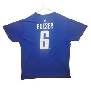 Fanatics NHL Vancouver Canucks Boeser Blue T Shirt Men's XL Hockey Jersey Tee